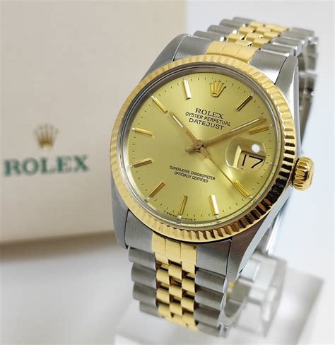 Rolex Datejust 36 Gold/Steel in Very good 16013 